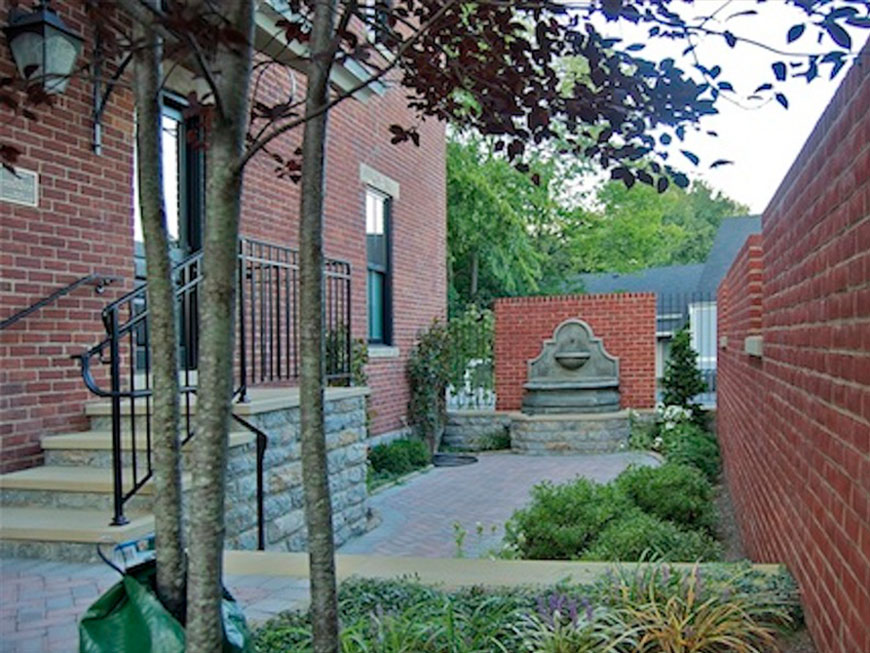Historic courtyard redesign with Stephen Smith Associates, landscape architect
